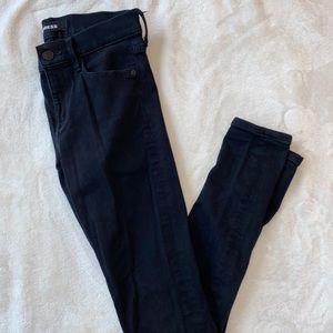Express Black Skinny Jeans